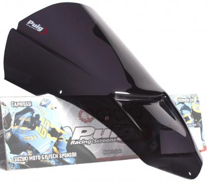 Puig racing windscreen dark smoke for aprilia tuono r 2006-2010