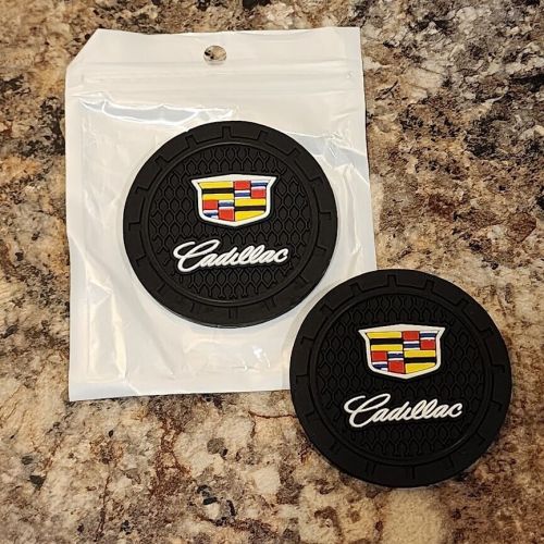 Cadillac car cup holder coasters - auto accessories