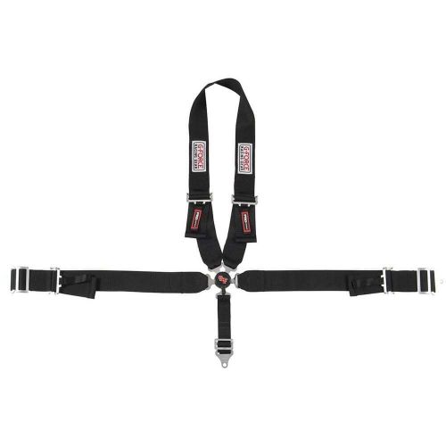 G-force 7140bk 5 point harness camlock sfi 16.1 individual harness black