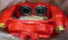 Power stop front s2984 pair of high-temp red powder coated calipers new open box