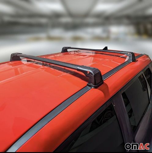 Jeep grand cherokee roof rack cross bars black two pieces 2011-2021 luggage