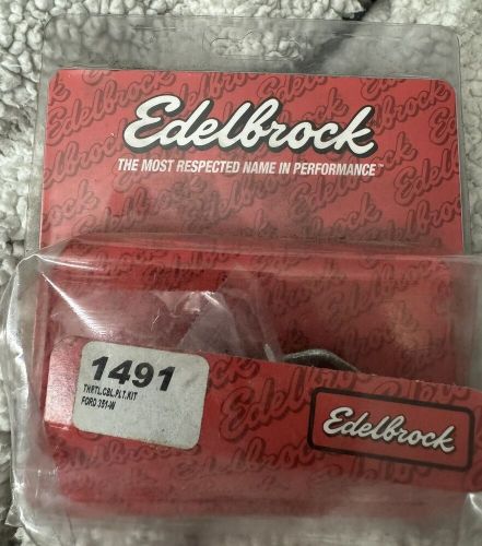 Edelbrock 1491 performer series throttle cable plate kit