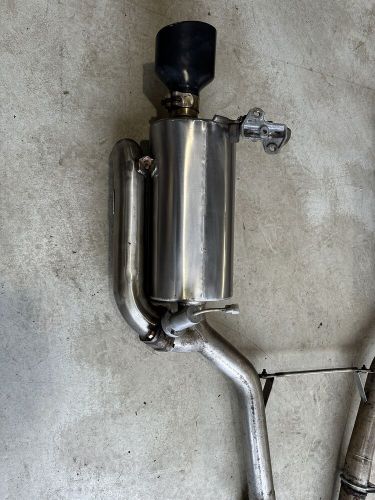 Audi rs6 c5 4.2 v8 hayward &amp; scott valved exhaust system milltek mid pipes 2.75”