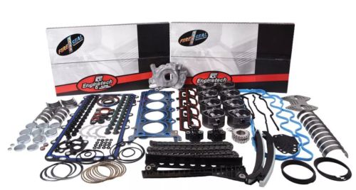 Engine rebuild overhaul kit for ford 5.0l 302 - enginetech rcf302f - flat tops