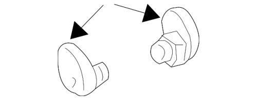 Genuine toyota camber adjusting eccentric front lower control arm 48452-35020