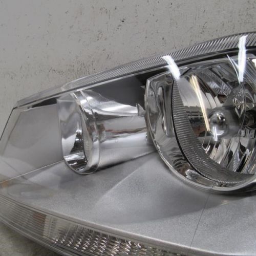 Driver left headlight chrome accent headlamps fits 2008-2014 dodge avenger lamp