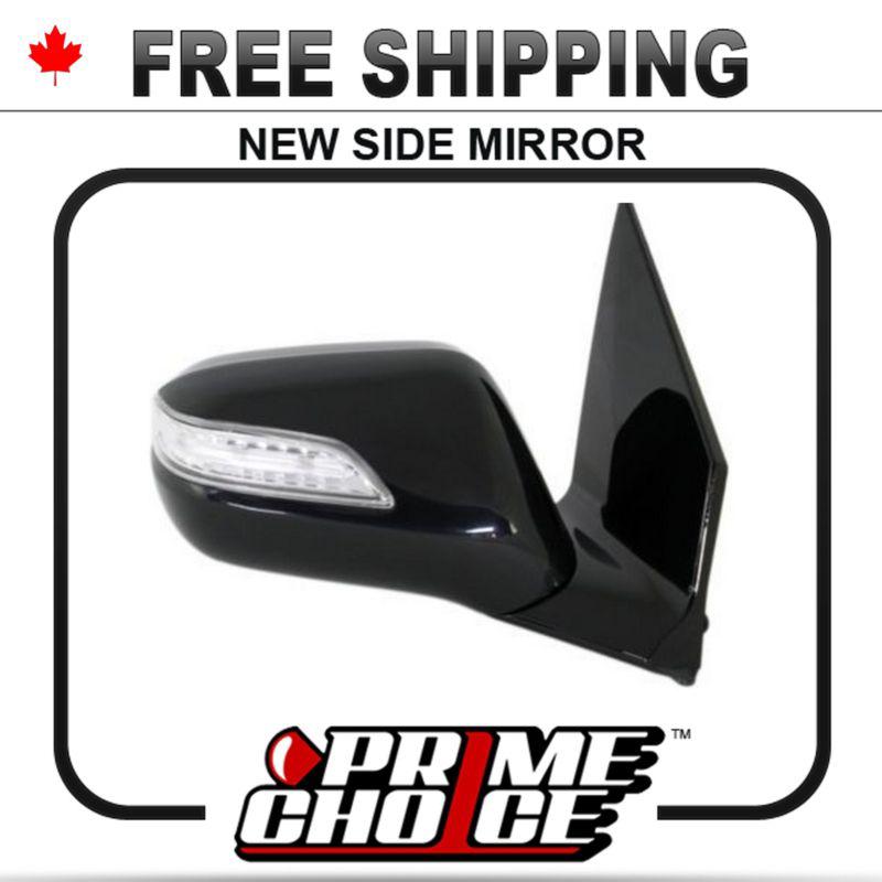 New power non heated drivers side view door mirror