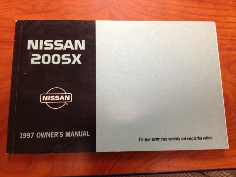 1997 nissan 200sx owner's manual