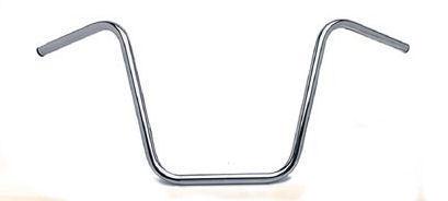 Harley santee chrome 16" ape hangers handlebars drilled for int wire