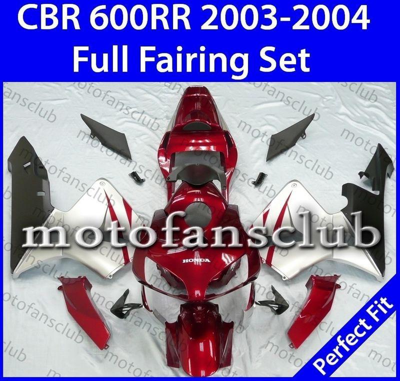 Fit honda cbr600rr 03 04 cbr 600 rr 2003 2004 fairing kit bodywork #73 b