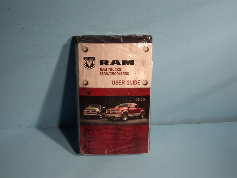 12 2012 dodge ram owners manual/user guide