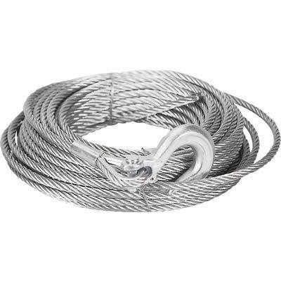 Mile marker 19-50020c winch cable 0.3750" x 100 ft. includes hook each