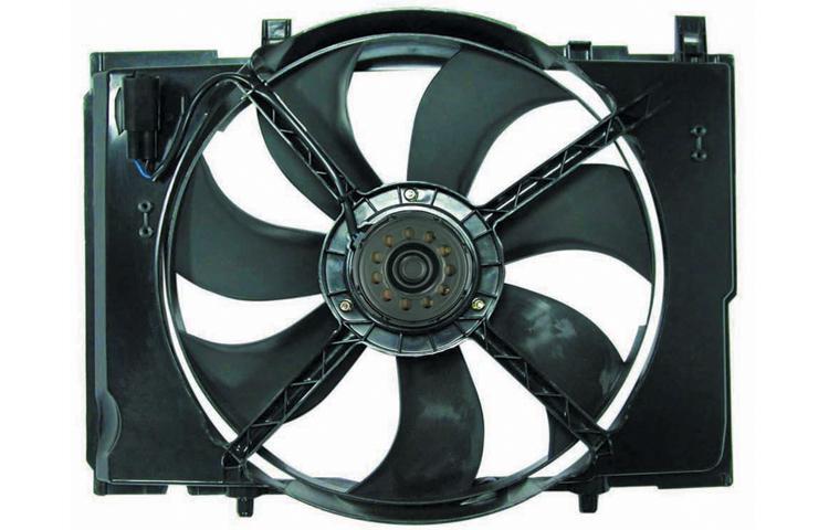 Replacement radiator cooling fan assembly 2004-2006 chrysler crossfire 5101095aa