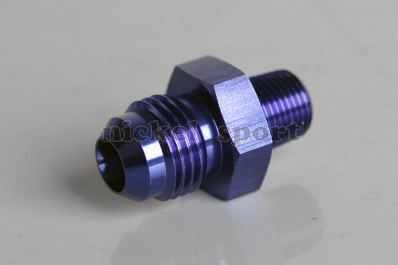 4an to m6*1.0 metric straight aluminum fitting adapter