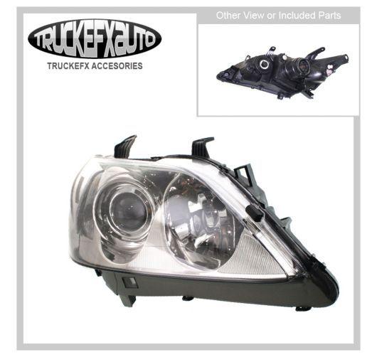 New headlight passenger side clear lens halogen rh right hand lx2503134