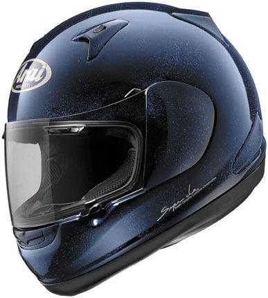 New arai rx-q full-face adult helmet, diamond blue, large/lg