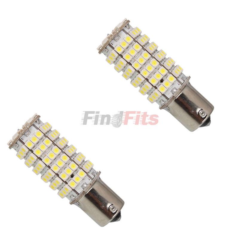 2x car 120 led 3528 smd 1156 ba15s pure white fog head light lamp bulb dc 12v