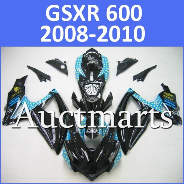 Fit suzuki 08 09 10 gsxr 750 gsxr 600 gsx-r 2008 2009 2010 fairing k8 j49 d10