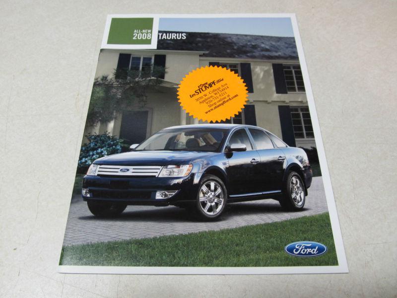 2008 ford taurus original sales brochure