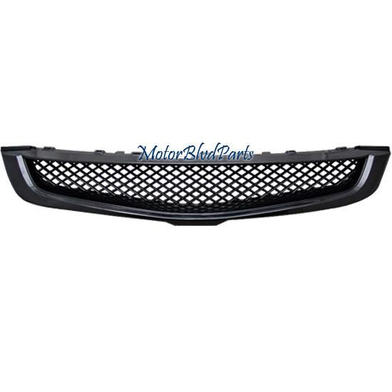 03-05 honda accord 4dr sedan japan abs mesh grill grille black