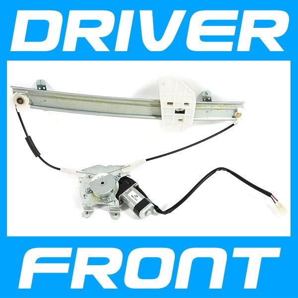 Window regulator power w/ motor 97-02 mirage front 4dr sedan front left l/h new