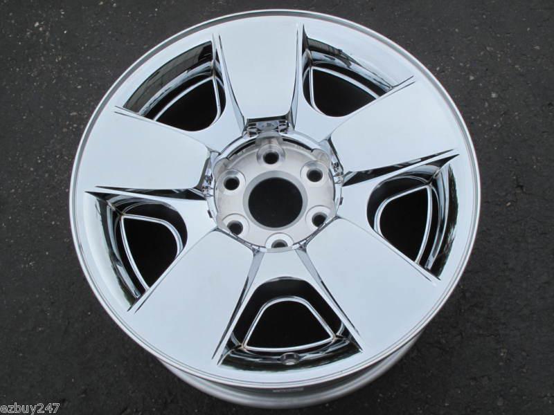 20" avalanche silverado tahoe 2009-2013 factory chrome clad wheel rim 5417 10010