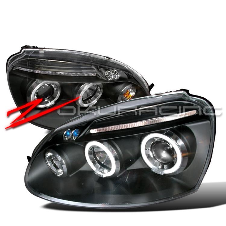 2006-2008 vw jetta/rabbit led projector headlights black