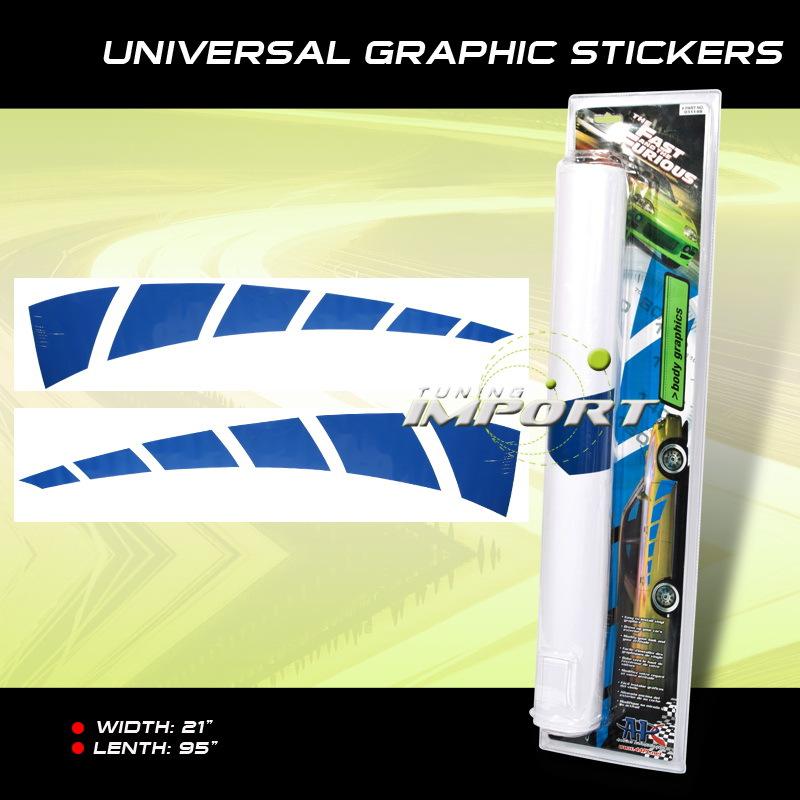 Brand new pair exterior auto car body sticker decal vinyl toyota honda porsche