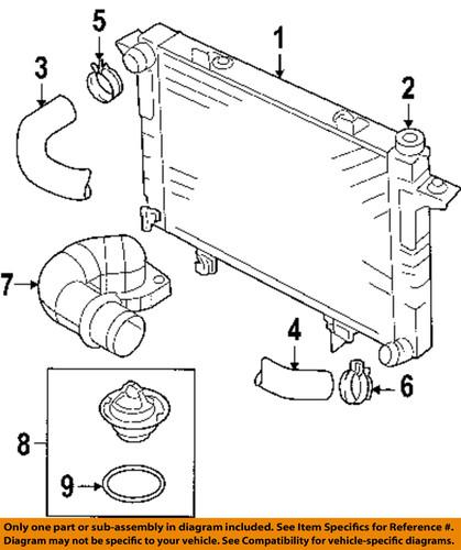 Dodge oem 5086739ab radiator-thermostat