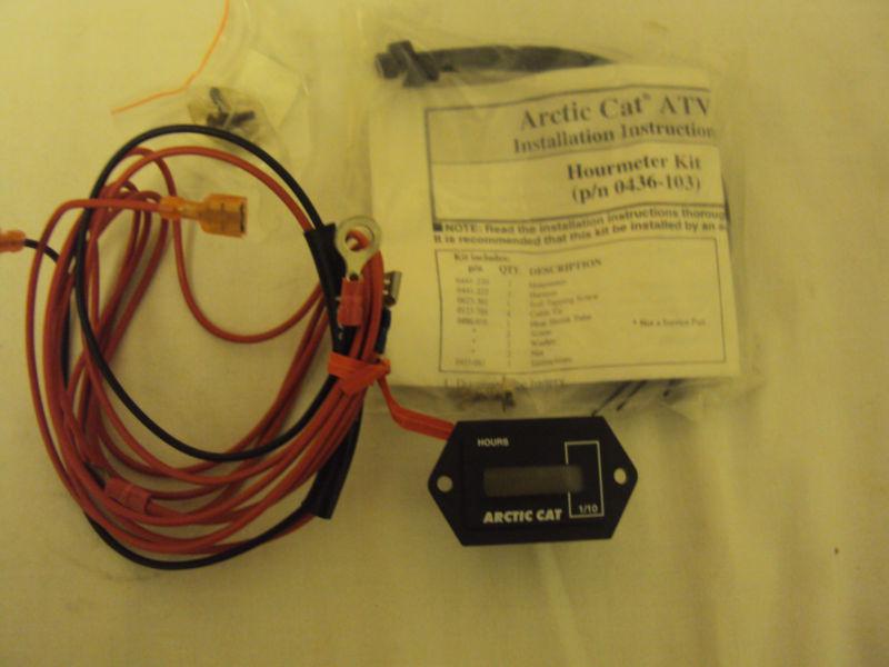 Arctic cat hour meter kit 2003 2004 2005 #0436-103 300 400 500 atv - $50 list