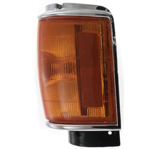 New drivers park signal marker light chrome sae dot 84-86 toyota pickup 4runner