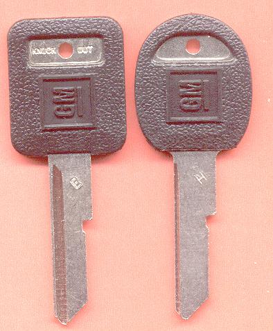 Gm  1973 1977 chevy corvette key blanks