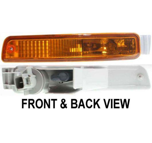 New drivers front signal marker light lamp assembly sae dot 95-96 toyota camry