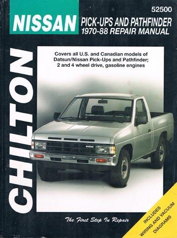 1970-88 nissan pick-ups & pathfinder - 2/4 wd, gas - all u.s. & canadian models