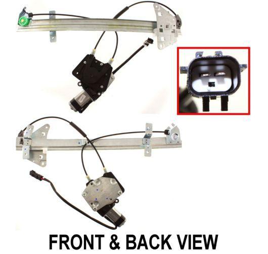 Dakota durango front door power window regulator w/motor driver side left lh