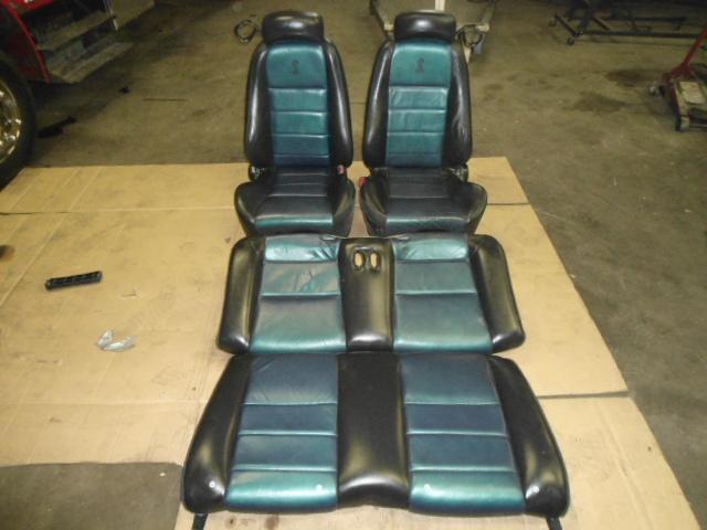 2003 2004 mustang cobra svt mystichrome seat set convertible