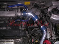 Bcp blue cold air intake system +filter for 97-01 tiburon/96-00 elantra 1.8/2.0l