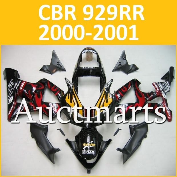 Fit honda 00 01 cbr929rr cbr 929 rr 2000 2001 fairing kit abs plastic i5 b12