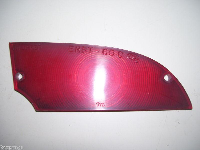 1960-61 mercury comet station wagon rh upper tail light lens - erst-60c - mel78