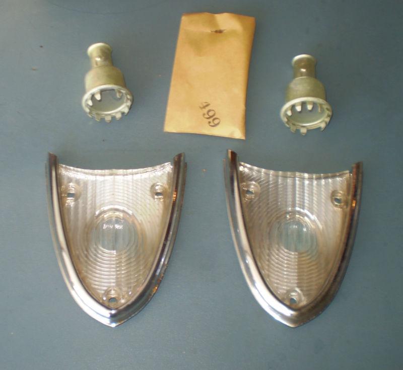 1956 ford back-up lamp kit for 1956 passenger cars except fairlane new old stock