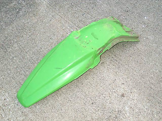 2010 kawasaki kx250f green rear fender kx 250f kxf 2009-12 kx450f 450f 2009-11