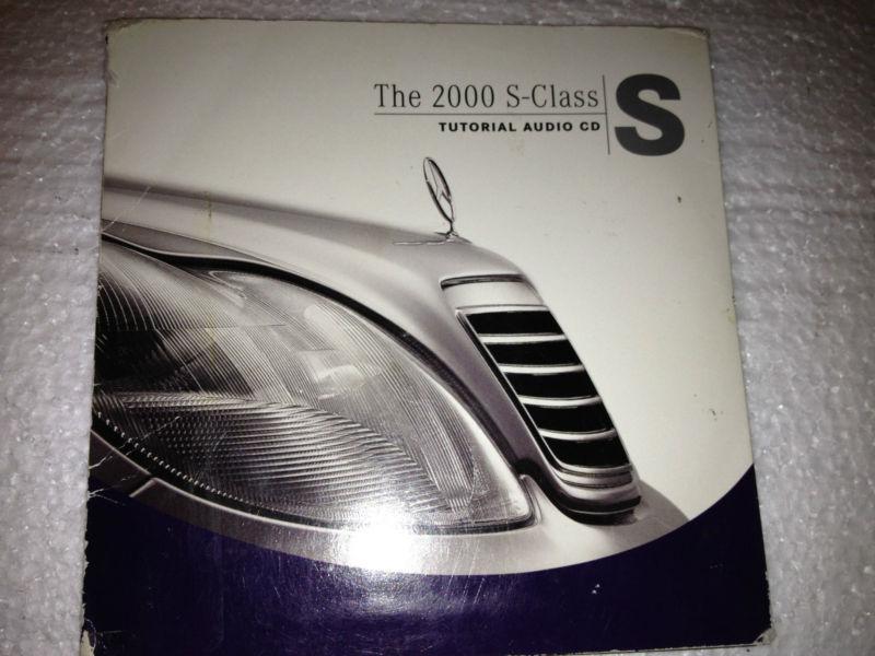 Mercedes benz s class tutorial audio cd w220 s430 s500 s600 s55