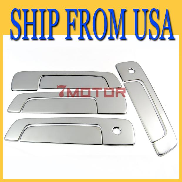 Us stainless steel handle cover new for mitsubishi lancer eclipse mirage aspire