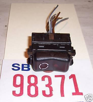 Mercedes 87 260e air recirculator switch black 1987