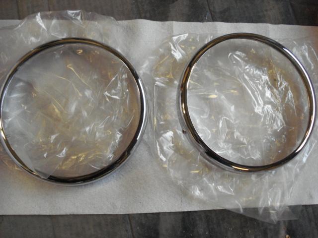 Mga headlight chrome rings new, never used