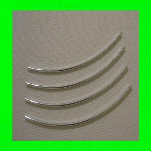 2011-2013 chrome door edge guard trim molding protector 4 qty of 8" w/wrnty