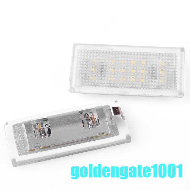 6500k diamond white led license plate light lamp for 2004-2006 bmw e46 one pair 