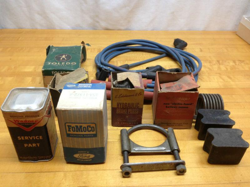 Nos lot of ford chevrolet wagner fomoco edelmann thomson thermostat brake parts