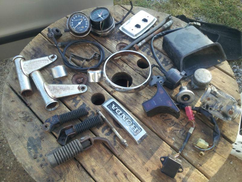 1986 honda 450 nighthawk   - box of parts-