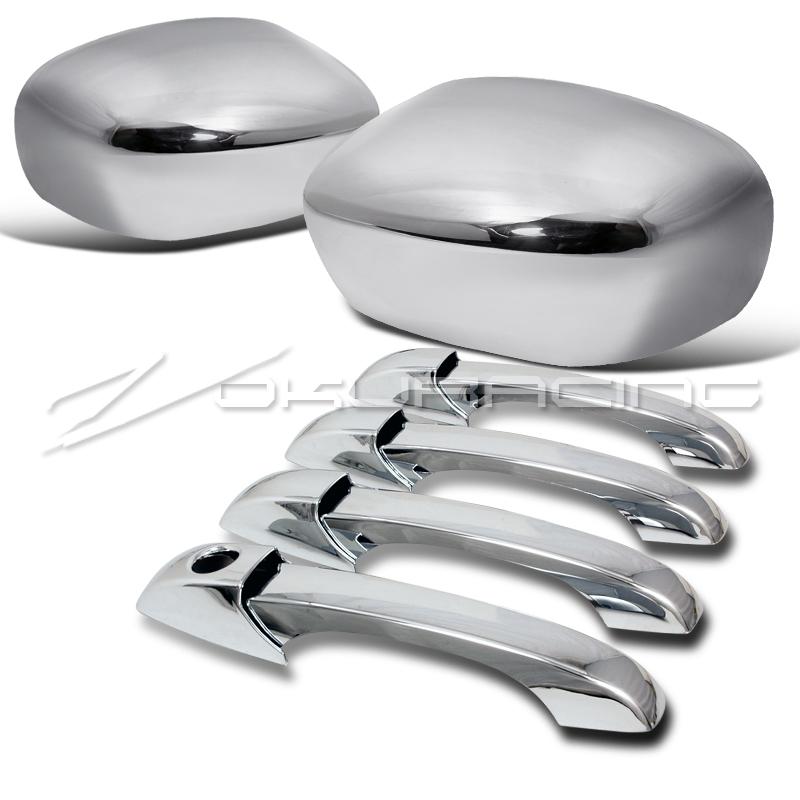 2005-2010 chrysler 300 300c chrome door handle+mirror cover set